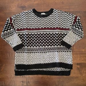 Forever21 Sz Small Scandinavian Style Winter Loose-Fit Boxy Sweater